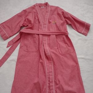 Christian Dior vintage embroidered logo kimono robe